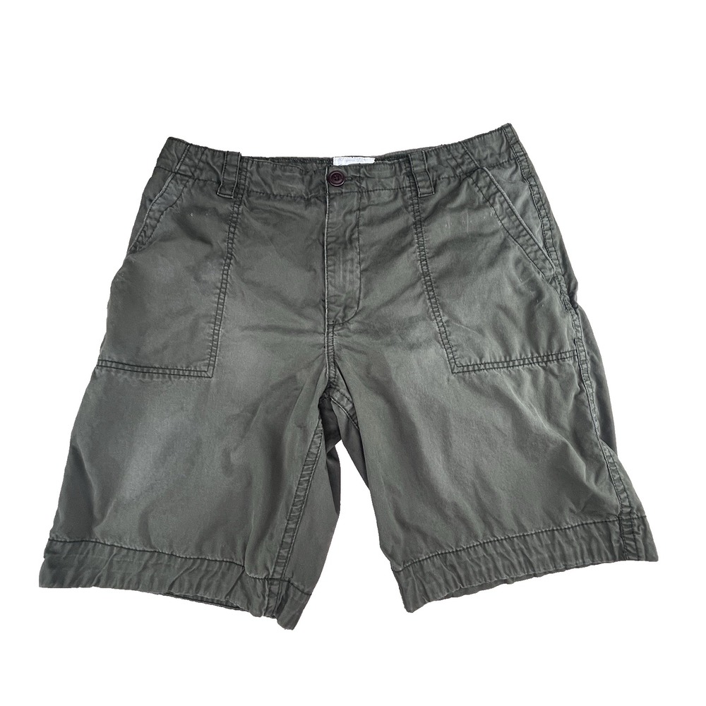 Aeropostale Y2K Mens Shorts Flat Front Chino Authentic Cargo Back Pockets Sz 34‎